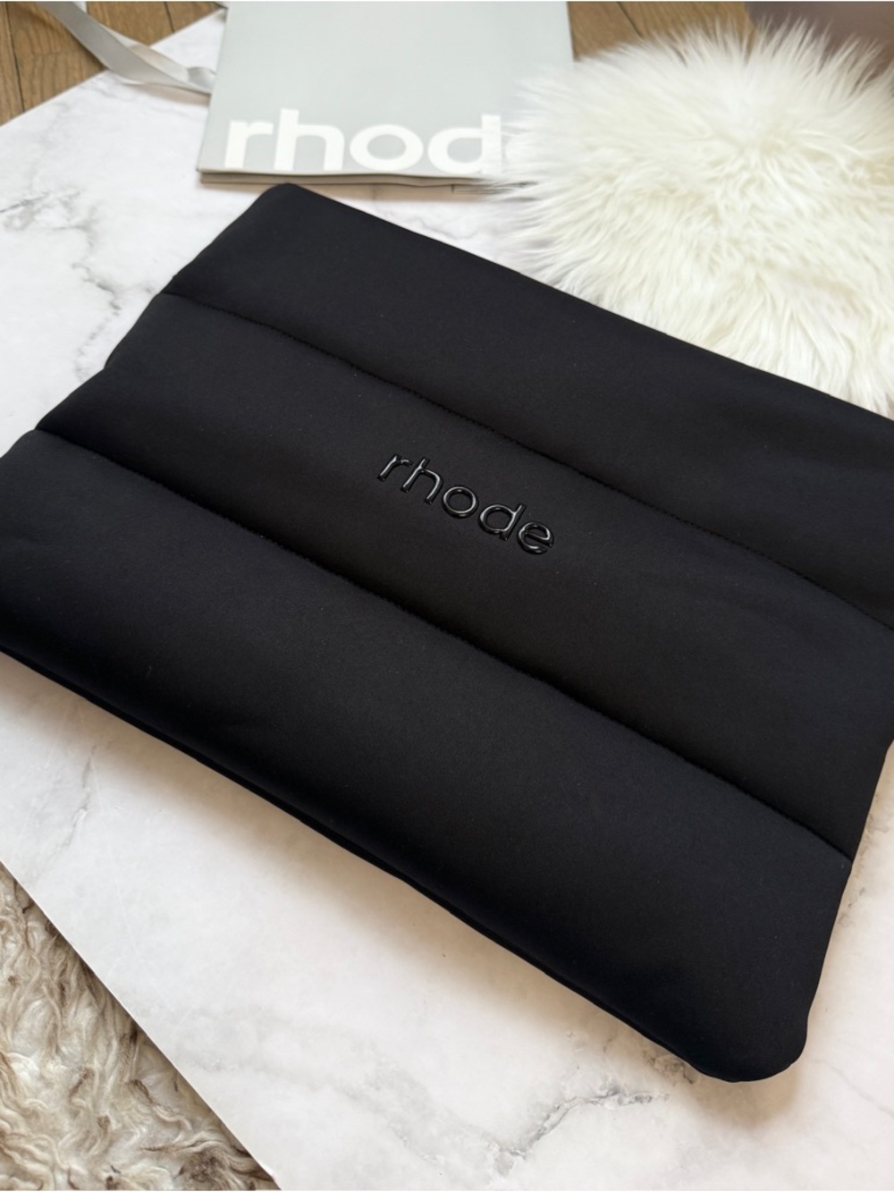 Rhode Black Bubble Bag Oversize New